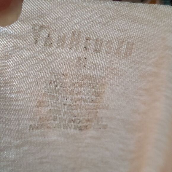 Pretty Van Heusen Paisley Print V-Neck Sleeveless Top Sz M - Picture 3 of 4